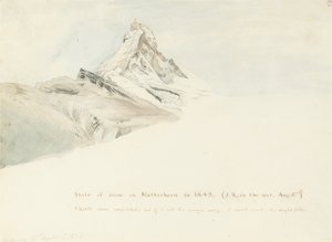 The Matterhorn, Switzerland, from the Northeast by John Ruskin
