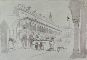 The Palazzo della Ragione and Piazza delle Erbe, Padua by John Ruskin