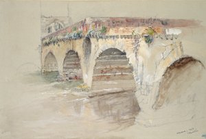 The Ponte della Pietra, Verona, 14-17 June 1869