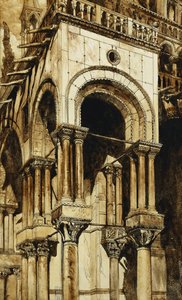 The South West Portico of St. by John Ruskin