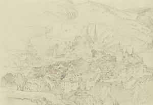 View of Luzern from above, October-December 1861