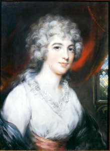 Lady Seated in a Gothic Chamber by John Russell