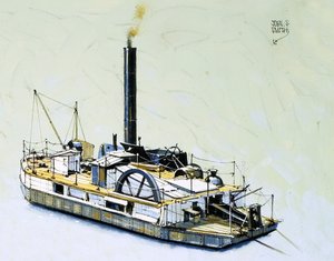The Bertha, an 1844 Dredger by John S. Smith