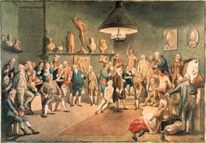 The Academicians of The Royal Academy in London by John Sanders