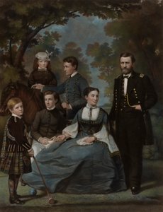 General Grant and His Family by John Sartain