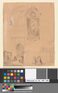 The Tomb of Van Balen, Antwerp, September 7, 1832 by John Scarlett Davis