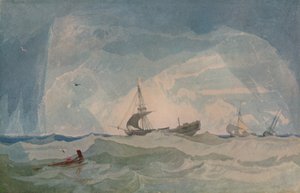 A Dismasted Brig by John Sell Cotman