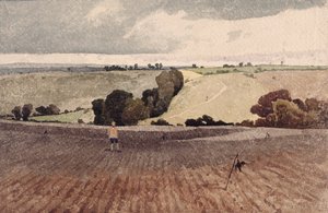 A Ploughed Field, c.1808 by John Sell Cotman