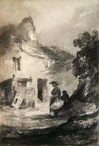An Old Cottage at Dolgelly