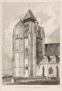 Tower of the Church of Tréport, near Eu