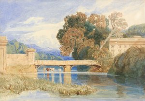 Chateau Navarre, near Evreux, Normandy by John Sell Cotman