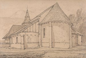 East End of the Abbey Church of St. Paul at Rouen, Normandy by John Sell Cotman