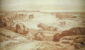 French Landscape by John Sell Cotman
