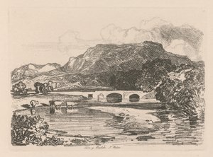 Liber Studiorum: Plate 14, Tan-y-Bwlch, Merionethshire, North Wales by John Sell Cotman