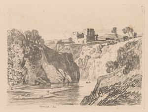 Liber Studiorum: Plate 27, Kilgarren Castle, N. Wales, 1838 by John Sell Cotman