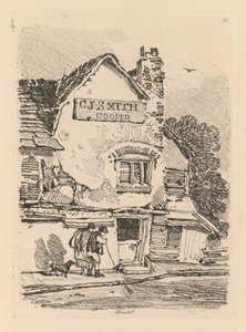 Liber Studiorum: Plate 41, House at Bristol, 1838