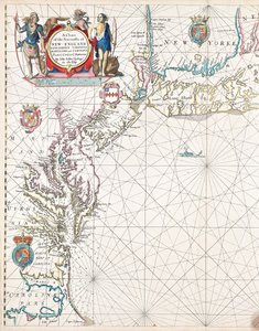 A chart of the sea coasts of New England, New Jersey, Virginia, Maryland and Carolina from Cape Cod to Cape Hatteras
