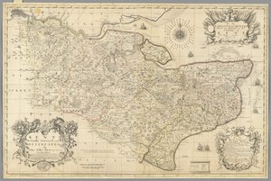 Kent, Actually Surveyed and Delineated by John Seller, c.1680