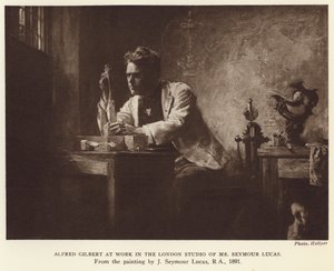 Alfred Gilbert, English Sculptor by John Seymour (after) Lucas