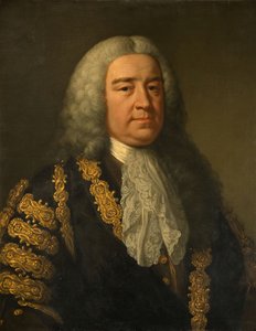 Portrait of The Rt. Hon. Henry Pelham, 1694-1754 by John Shackleton