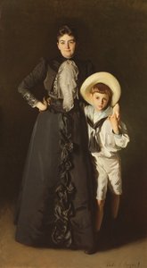 Portrait of Mrs. Edward L. Davis and her Son, Livingston Davis by John Singer Sargent