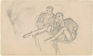 Seated Men by John Singer Sargent