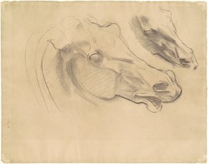 Studies for "Apollo in His Chariot with the Hours" by John Singer Sargent