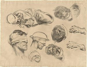 Studies for "Gassed"