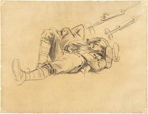 Studies for "Gassed" (recto)