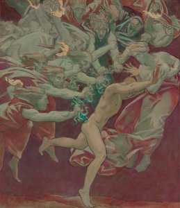 Study for the Museum of Fine Arts, Boston, Murals: Orestes and the Furies by John Singer Sargent