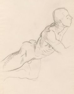 Study of Eros for Eros and Psyche, relief decoration, Rotunda, Museum of Fine Arts, Boston