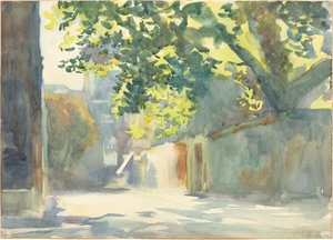Sunlit Wall Under a Tree, c. 1913