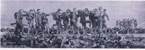 The Dressing Station. Casualties from Mustard Gas by John Singer Sargent
