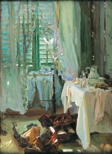 The hotel room