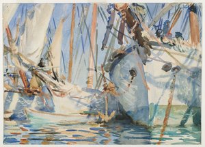 White Ships, c.1908 by John Singer Sargent