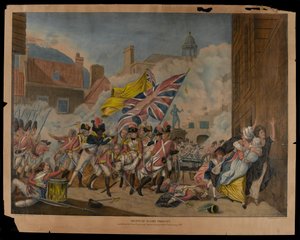 Death of Major Pierson and Defeat of the French Troops in the Island of Jersey on 6th of January 1781