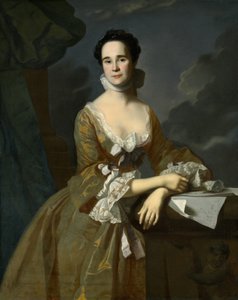 Mrs. Daniel Hubbard Mary Greene by John Singleton Copley