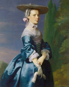 Portrait of Sarah Allen, née Sargent by John Singleton Copley