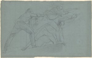 Study for "The Defeat of the Floating Batteries at Gibraltar"