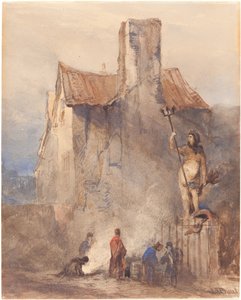 The Bristol Riots: The Burning in the Street by John Skinner Prout