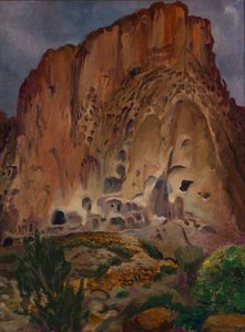 Cliff Dwellings, Pajarito by John French Sloan