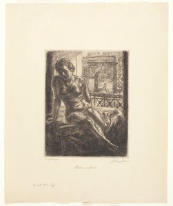 Nude and Arch by John French Sloan