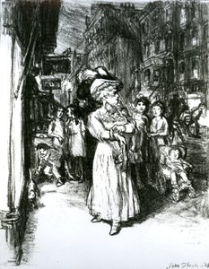 Sixth Avenue and 30th Street by John French Sloan