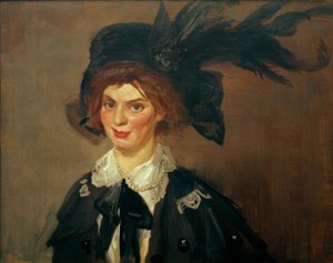 The Hawk (Yolande in Large Hat)