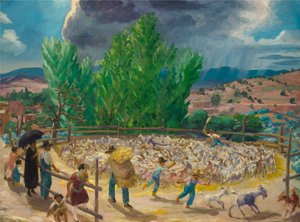 Threshing Floor, Santa Fe by John French Sloan