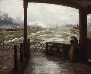 Wake of the Ferry, No. 1 by John French Sloan