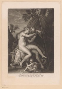 Neptune and Amphitrite Kissing (Love Affairs of the Gods) by John Smith