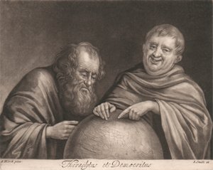 Heraclitus and Democritus by John Smith