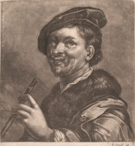 Man Playing Flute