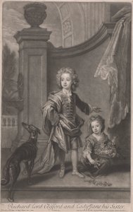 Richard, Lord Clifford (1695-1753) and His Sister, Lady Jane Boyle (d. 1780) by John Smith